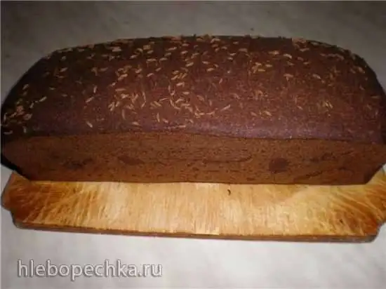 Хлеб ржаной заварной формовой на закваске