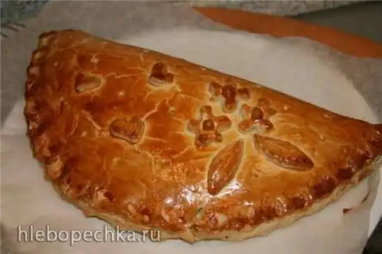 Пирог пресный с яйцом