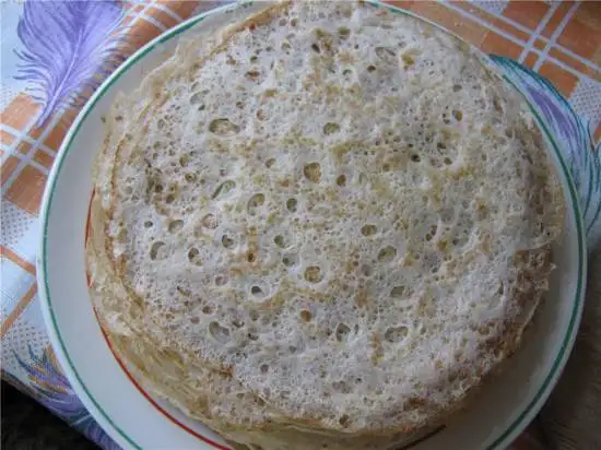 Блины Бабушкины, заварные