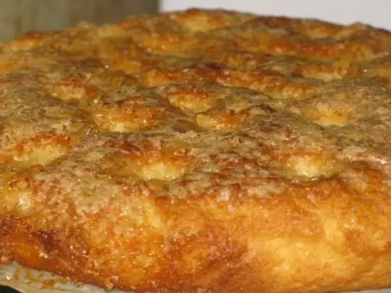 Пирог дрожжевой с карамелью (Brunsviger)