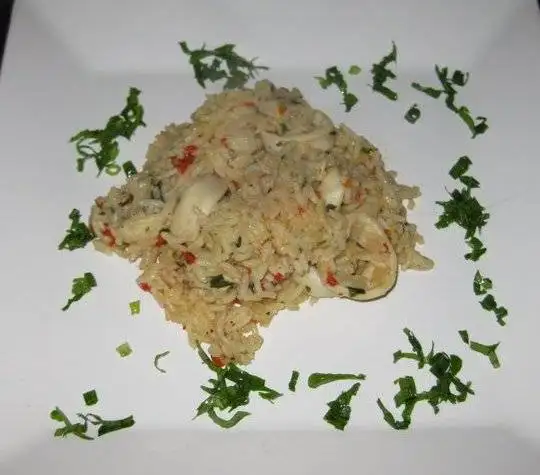 Рис с кальмарами