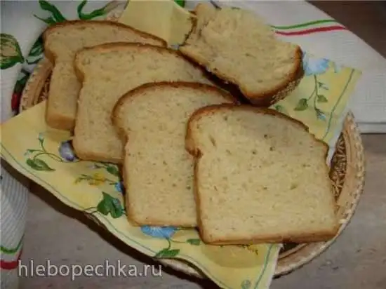 Хлеб пшеничный на сметане в духовке