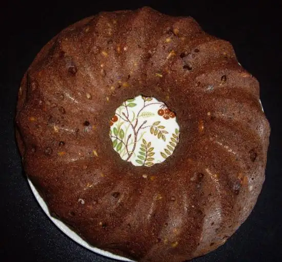 Кекс шоколадный с цукини