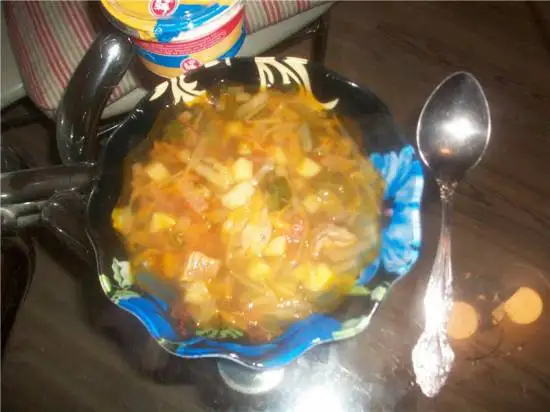 Щи с говядиной
