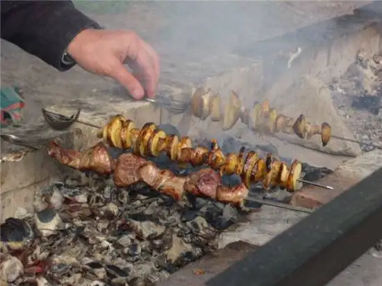 Шашлык картофельный