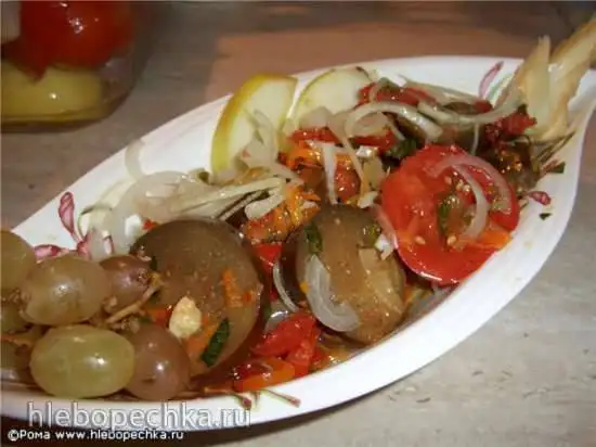 Баклажаны фаршированные заквашенные