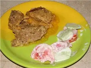 Мясо в молоке
