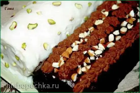 Рулет маковый с шоколадным кремом