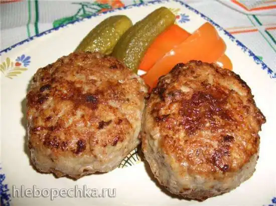 Котлеты домашние «Три мяса»