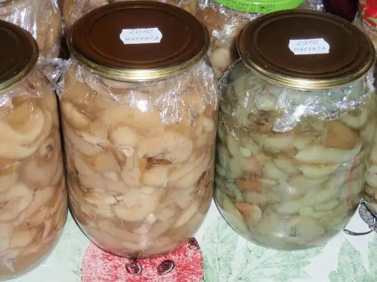 Маслята маринованные
