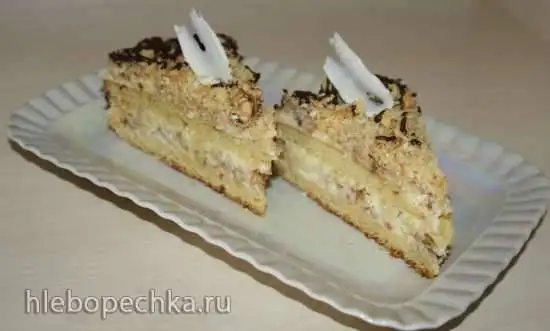 Торт «Пища Богов» с яблочной начинкой