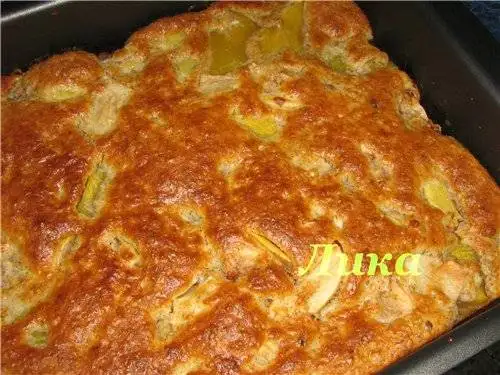 Пирог с тыквой и яблоком
