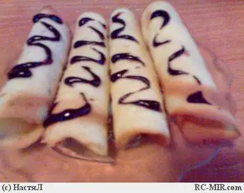 Нежные трубочки (на белках)