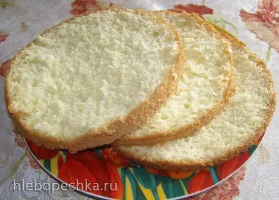 Ванильный бисквит на кипятке