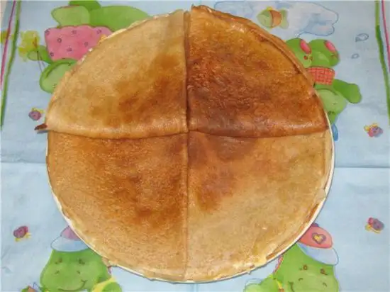 Блинчики медовые