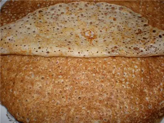 Блинчики с гречевой мукой