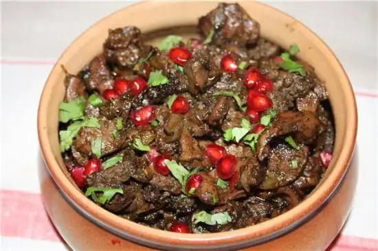 Кучмачи из куриных потрошков