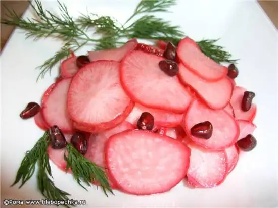 Редис маринованный