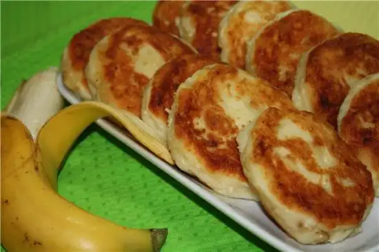 Сырники банановые