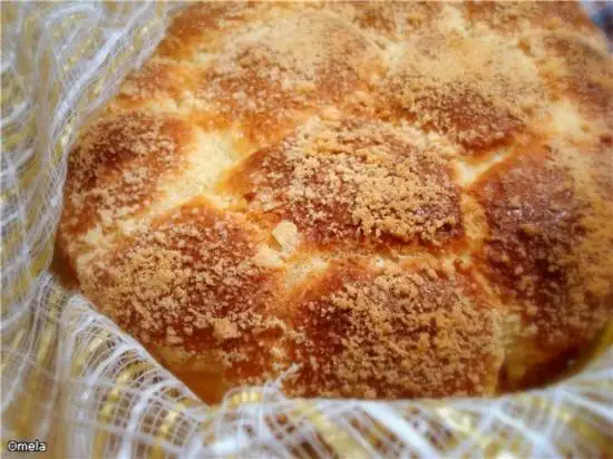 Пирог «Ромашка» со штрейзелем