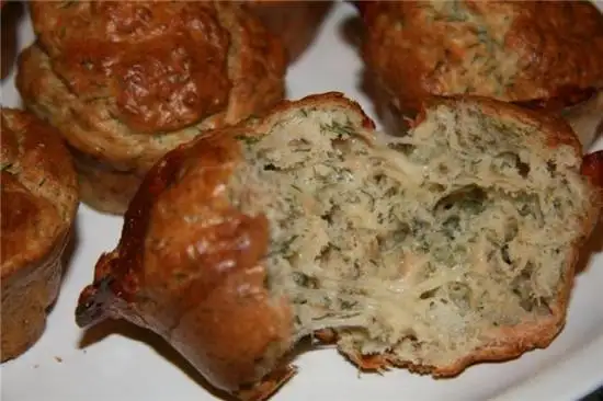 Кексы с лососем