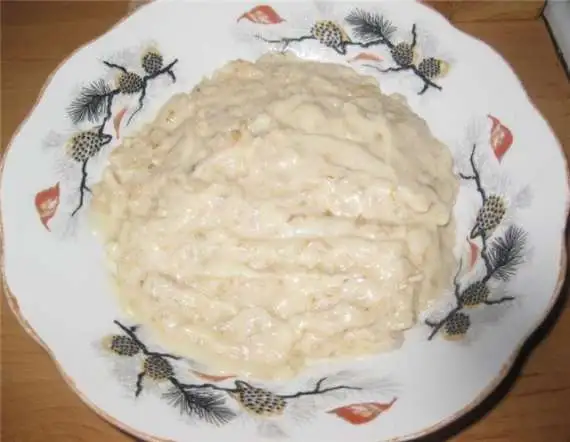 Каша из овсяных хлопьев