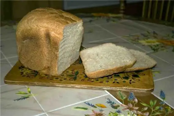 Хлеб с ржаной мукой и тмином в хлебопечке