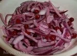 Салат из красного лука без уксуса