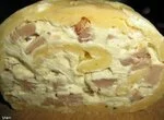 Закусочный сырно-творожный рулет