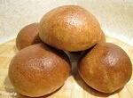 Булочки с цельнозерновой мукой и творогом на закваске
