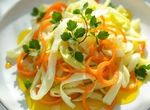 Капуста вчерашняя (с яблочным уксусом и оливковым маслом)