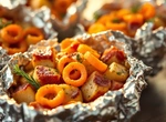 Картошка маринованная, запеченная в фольге