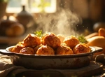 Тефтели мясо-творожные в духовке