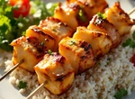 Шашлычки из куриной грудки в аэрогриле