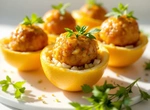 Мясные золотые шары