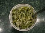 Стручковая фасоль (зелёное лобио) с яйцами