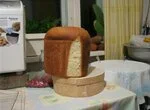 Очень простая сдобная булка (хлебопечка)
