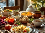 Святая вечеря: 12 постных блюд.