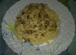 Макароны с фаршем в сметанно-сырном соусе