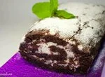 Шоколадный рулет без муки