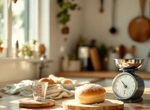 Взвешивание муки для выпечки в хлебопечке Morphy Richards