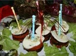 Баклажановые канапе или баклажанчики закусочные.