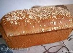 Пшеничный цельнозерновой хлеб из холодного теста