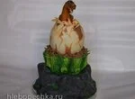 Торт ‏״Рождение динозаврика‏״ (мастер-класс)