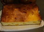 Сырник с персиками
