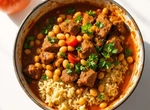 Тушеное мясо (суп) с фасолью и овощами (автор Jouravl)