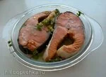 Лосось в микроволновке