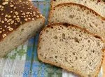 Хлеб с крупкой и льняным семенем