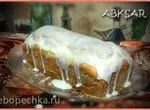 Кекс с цукатами и кремом из сливочного сыра