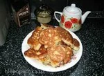Оладьи с яблоками